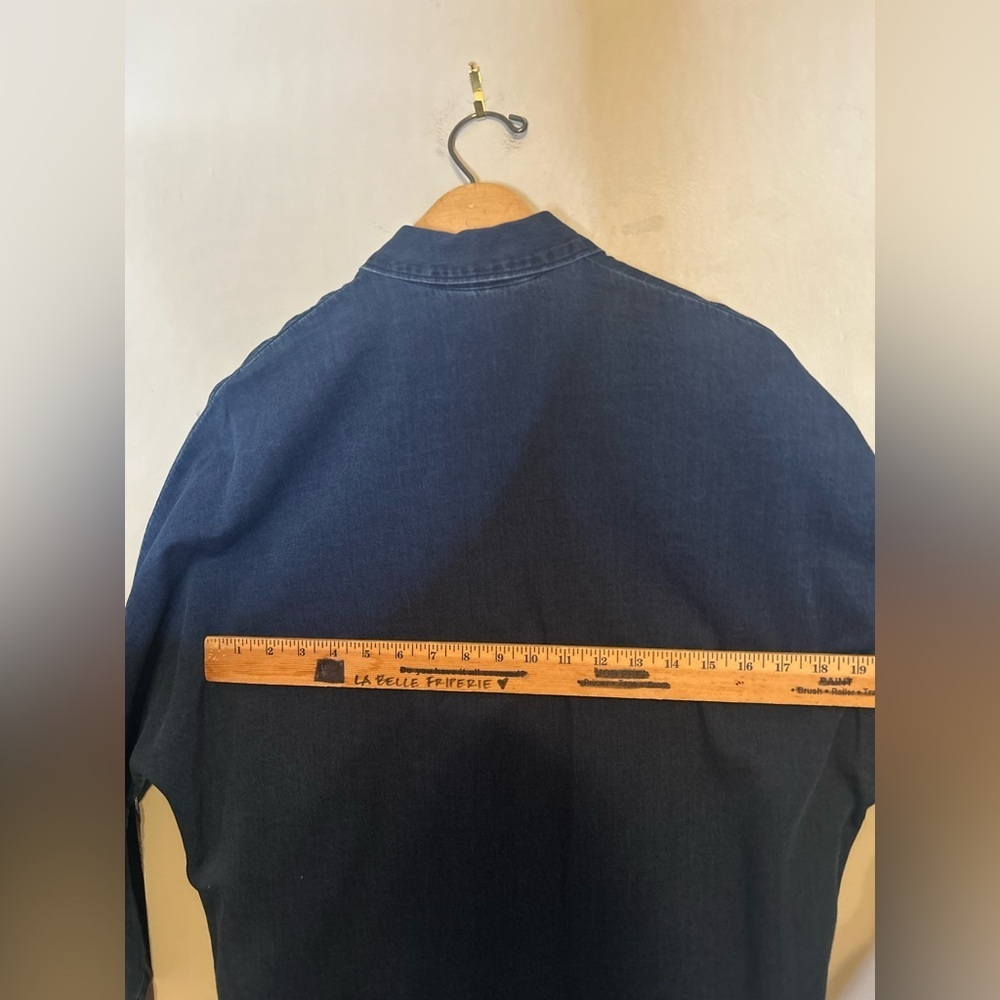 ✌️4 for $20✌️ Denim blouse 100% cotton - Picture 11 of 12